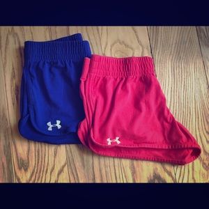 ⚡️SALE⚡️2 PAIR-Under Armour Heat Gear Shorts!